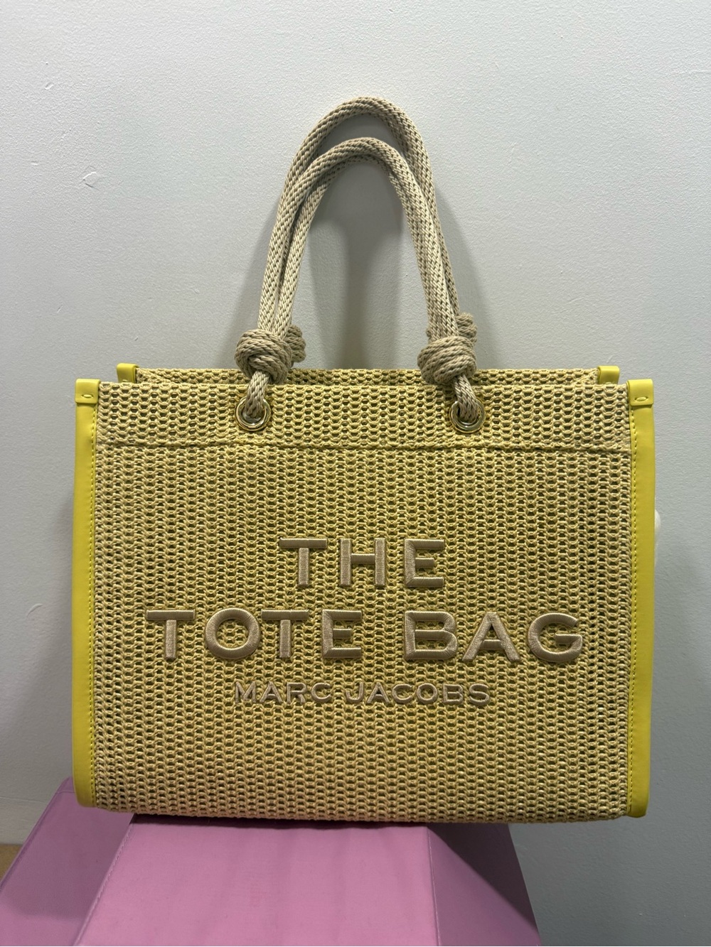 NWT Marc Jacobs The Woven Rope Large Tote Bag